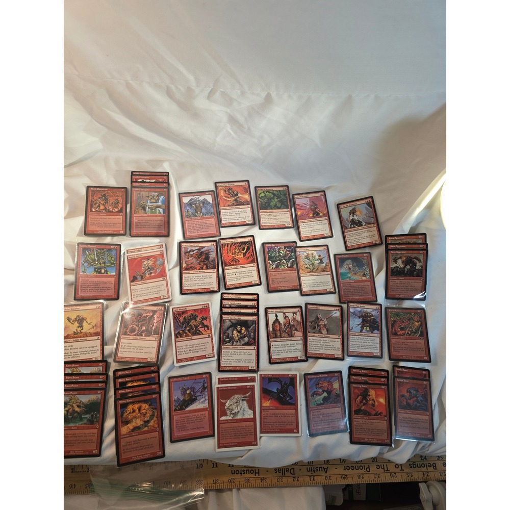 Magic The Gathering Red Creature Card Lot Goblins Kavu MTG Collection Multiples